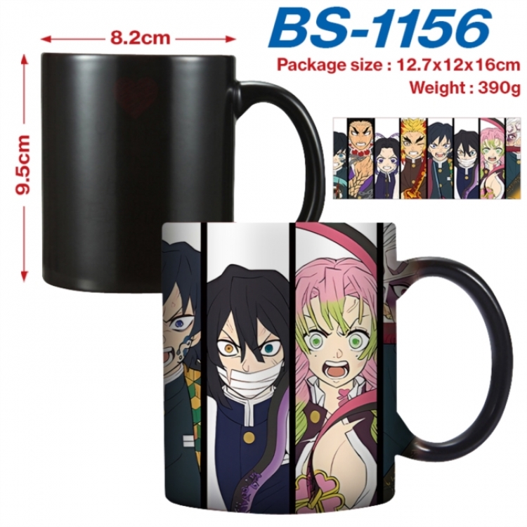 Demon Slayer Kimets Anime high-temperature color-changing printing ceramic mug 400ml