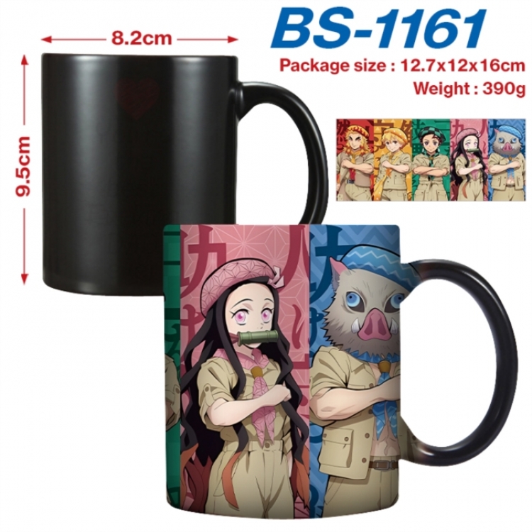 Demon Slayer Kimets Anime high-temperature color-changing printing ceramic mug 400ml