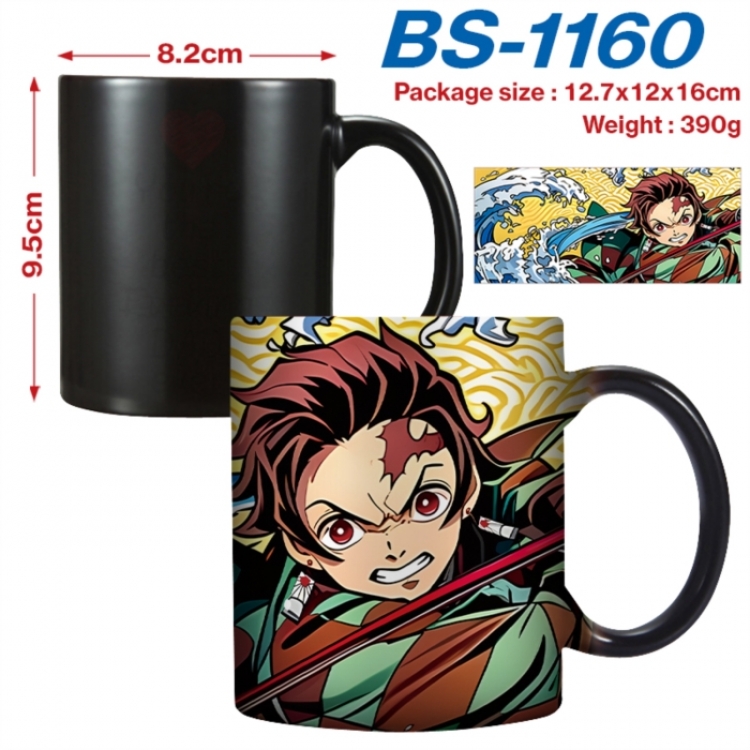 Demon Slayer Kimets Anime high-temperature color-changing printing ceramic mug 400ml