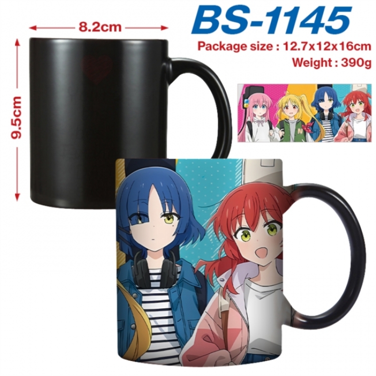 BOCCHI THE ROCK! Anime high-temperature color-changing printing ceramic mug 400ml