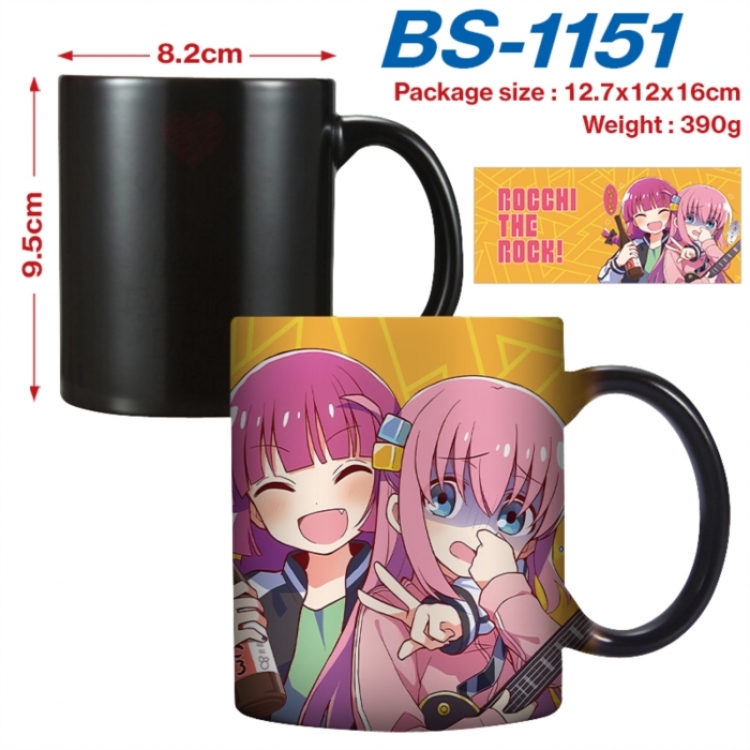 BOCCHI THE ROCK! Anime high-temperature color-changing printing ceramic mug 400ml