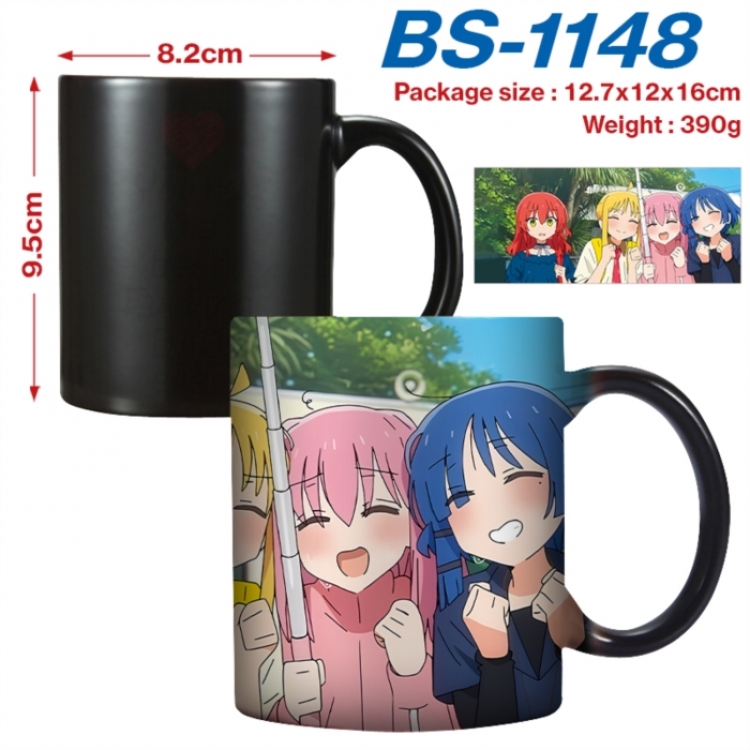 BOCCHI THE ROCK! Anime high-temperature color-changing printing ceramic mug 400ml