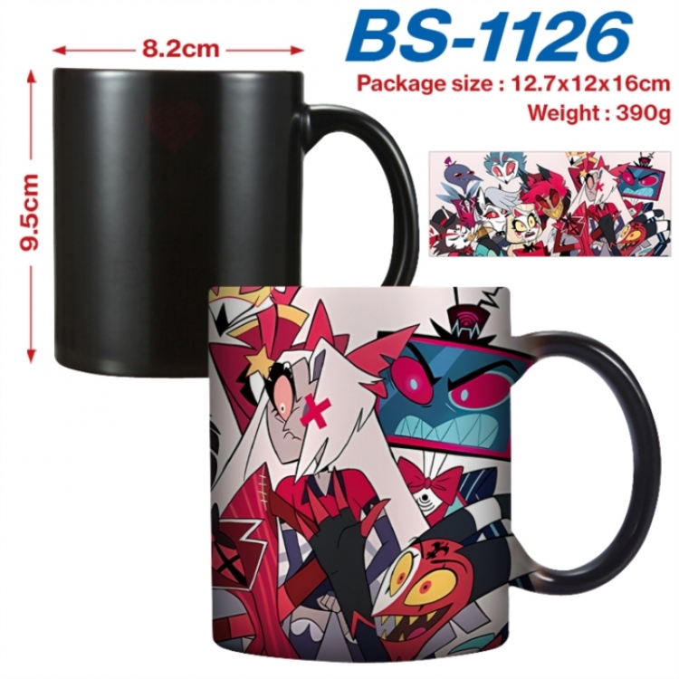 Hazbin Hotel Anime high-temperature color-changing printing ceramic mug 400ml