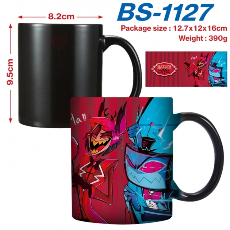 Hazbin Hotel Anime high-temperature color-changing printing ceramic mug 400ml
