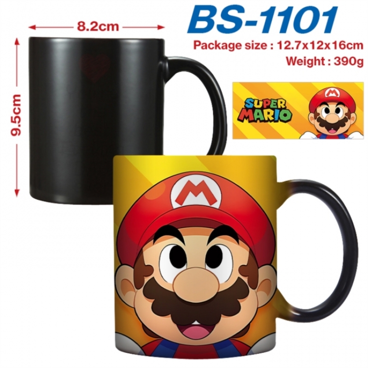 Super Mario Anime high-temperature color-changing printing ceramic mug 400ml