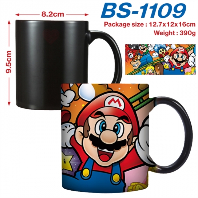 Super Mario Anime high-temperature color-changing printing ceramic mug 400ml