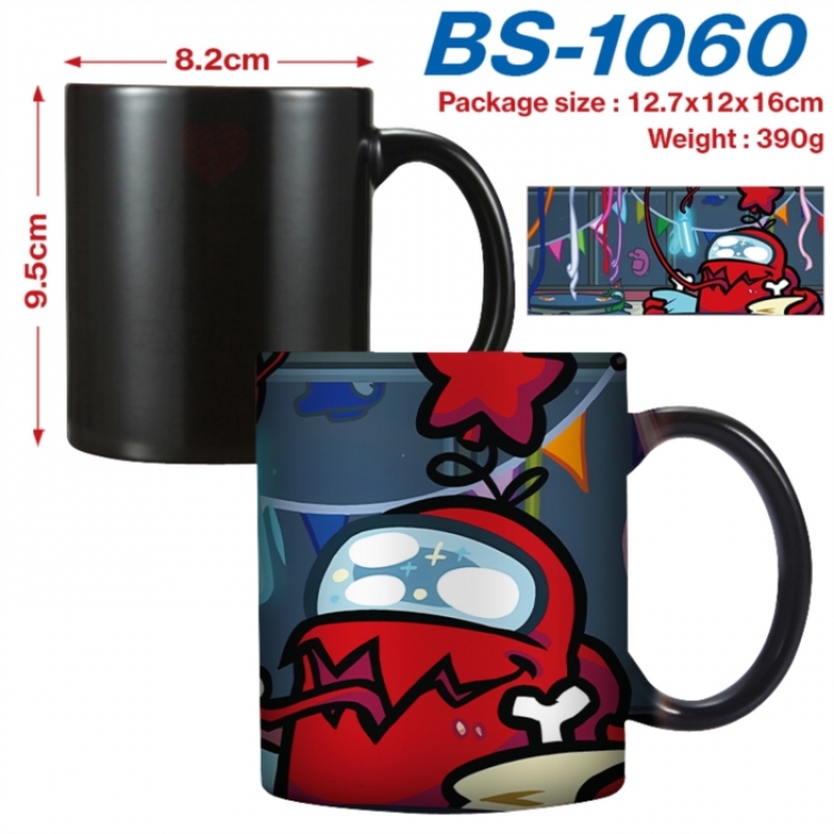 Among us Anime high-temperature color-changing printing ceramic mug 400ml