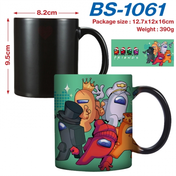 Among us Anime high-temperature color-changing printing ceramic mug 400ml