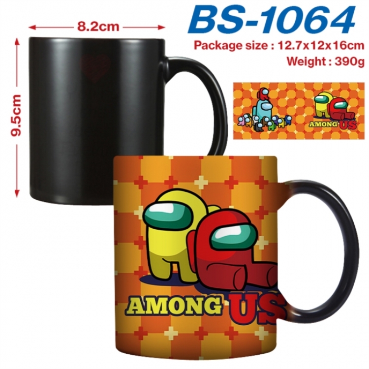Among us Anime high-temperature color-changing printing ceramic mug 400ml