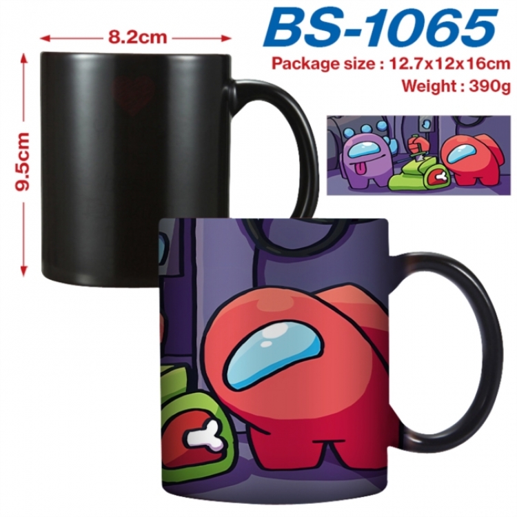 Among us Anime high-temperature color-changing printing ceramic mug 400ml