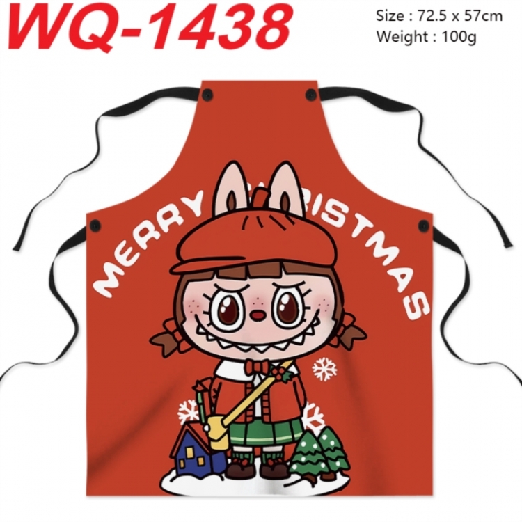 Labubu Anime full-color printed apron 72.5x57cm