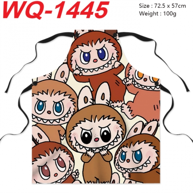 Labubu Anime full-color printed apron 72.5x57cm