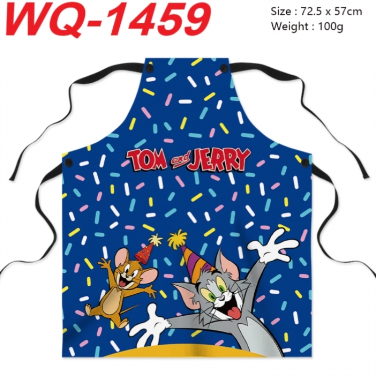 Tom and Jerry Anime full-color printed apron 72.5x57cm