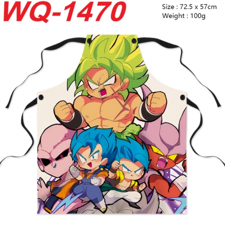 DRAGON BALL Anime full-color printed apron 72.5x57cm
