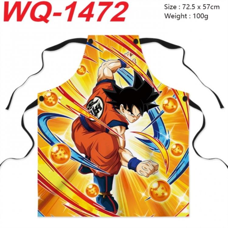 DRAGON BALL Anime full-color printed apron 72.5x57cm