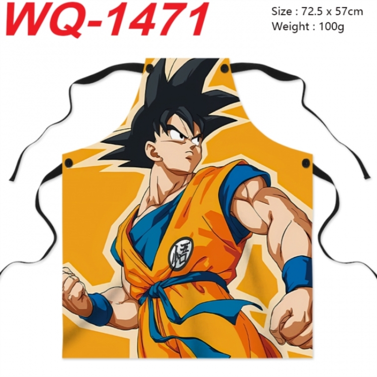 DRAGON BALL Anime full-color printed apron 72.5x57cm