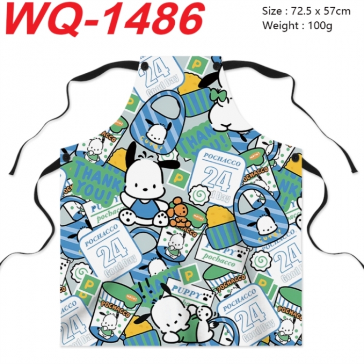 Sanrio Anime full-color printed apron 72.5x57cm