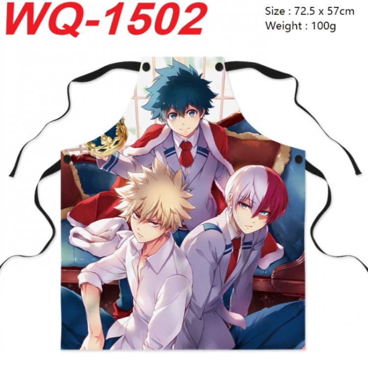 My Hero Academia My Hero Academia Anime full-color printed apron 72.5x57cm