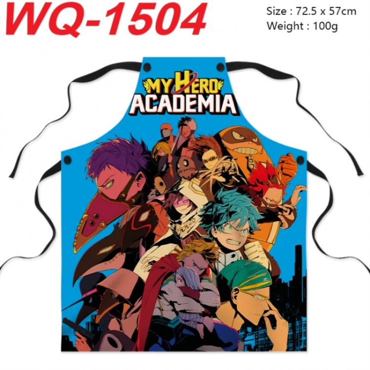 My Hero Academia My Hero Academia Anime full-color printed apron 72.5x57cm