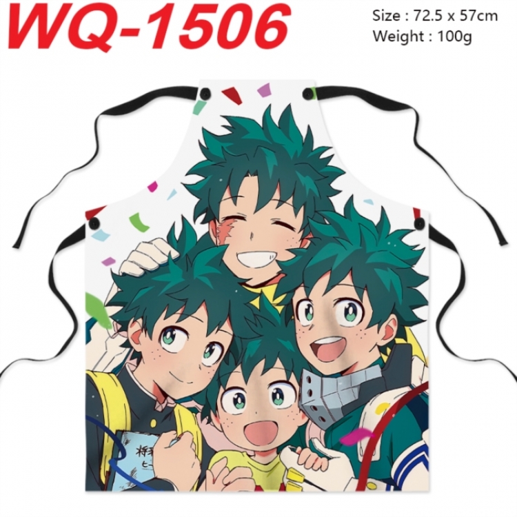 My Hero Academia My Hero Academia Anime full-color printed apron 72.5x57cm