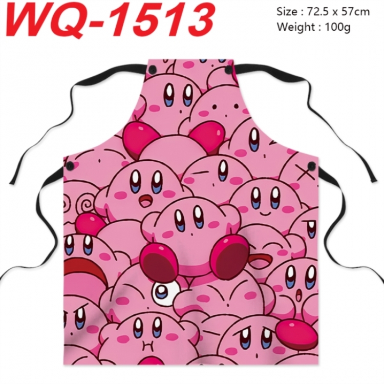 Kirby My Hero Academia Anime full-color printed apron 72.5x57cm