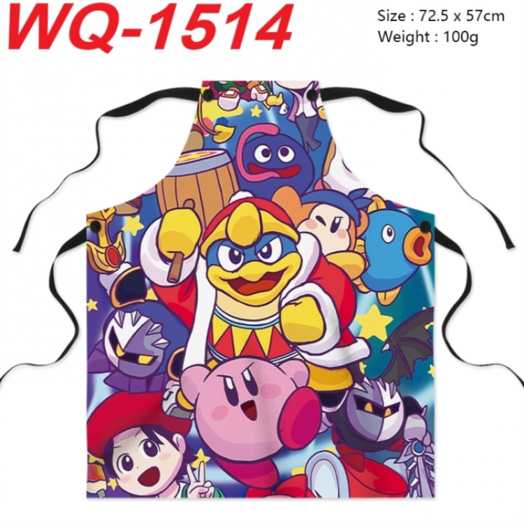 Kirby My Hero Academia Anime full-color printed apron 72.5x57cm