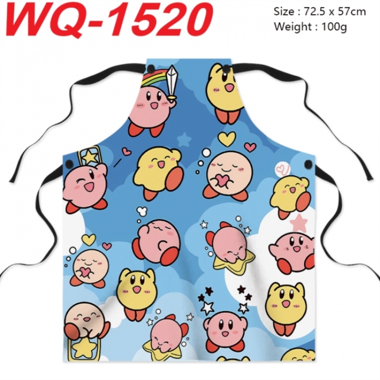 Kirby My Hero Academia Anime full-color printed apron 72.5x57cm