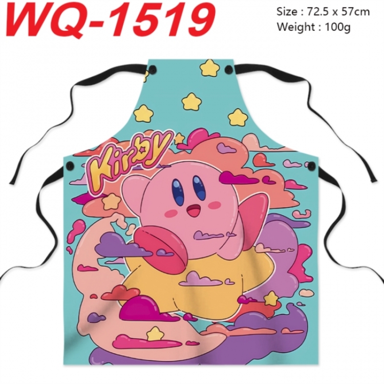 Kirby My Hero Academia Anime full-color printed apron 72.5x57cm