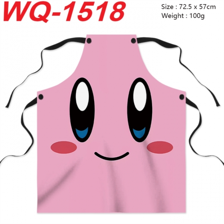 Kirby My Hero Academia Anime full-color printed apron 72.5x57cm