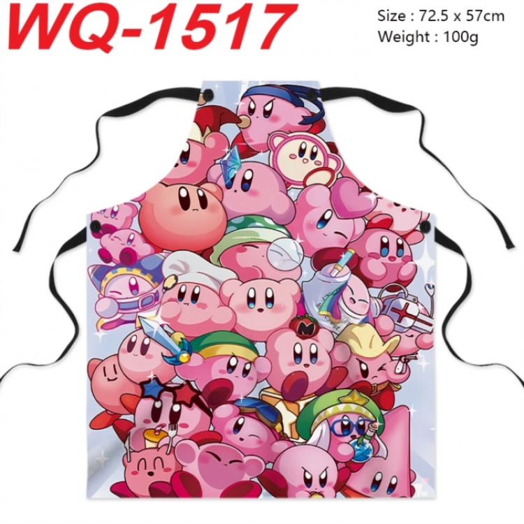 Kirby My Hero Academia Anime full-color printed apron 72.5x57cm