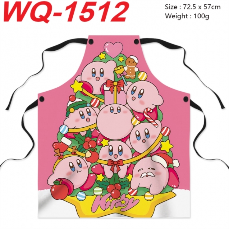 Kirby My Hero Academia Anime full-color printed apron 72.5x57cm