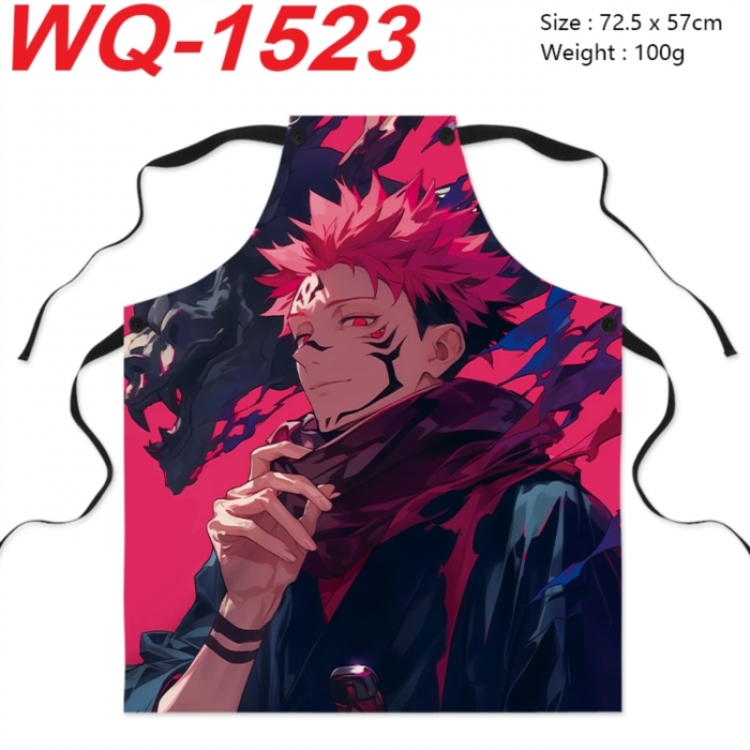 Jujutsu Kaisen Anime full-color printed apron 72.5x57cm