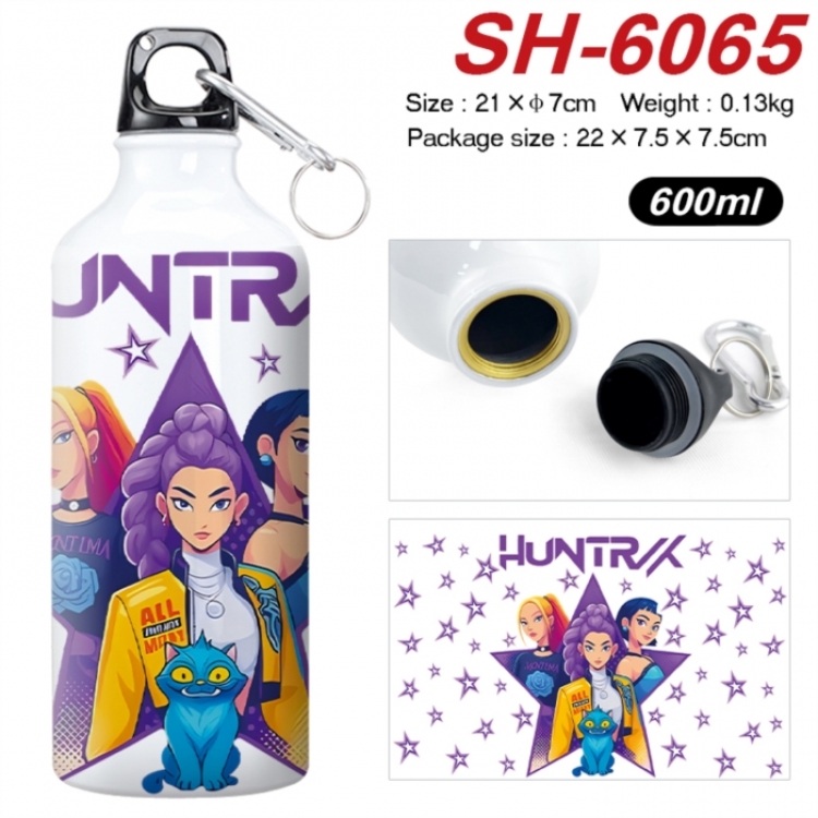 K-Pop Demon Hunters Anime print sports kettle aluminum kettle water cup 600ml 21x7cm