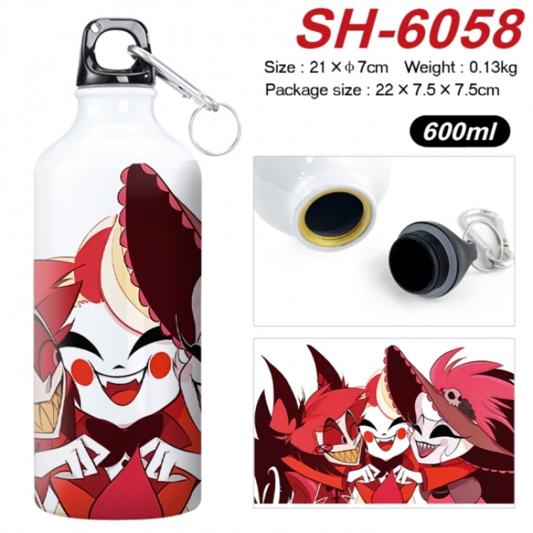 Hazbin Hotel Anime print sports kettle aluminum kettle water cup 600ml 21x7cm