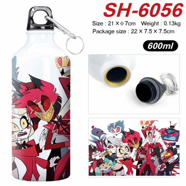 Hazbin Hotel Anime print sports kettle aluminum kettle water cup 600ml 21x7cm