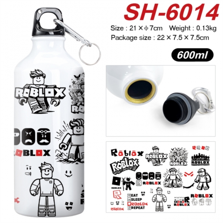 Roblox Anime print sports kettle aluminum kettle water cup 600ml 21x7cm