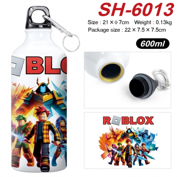Roblox Anime print sports kettle aluminum kettle water cup 600ml 21x7cm