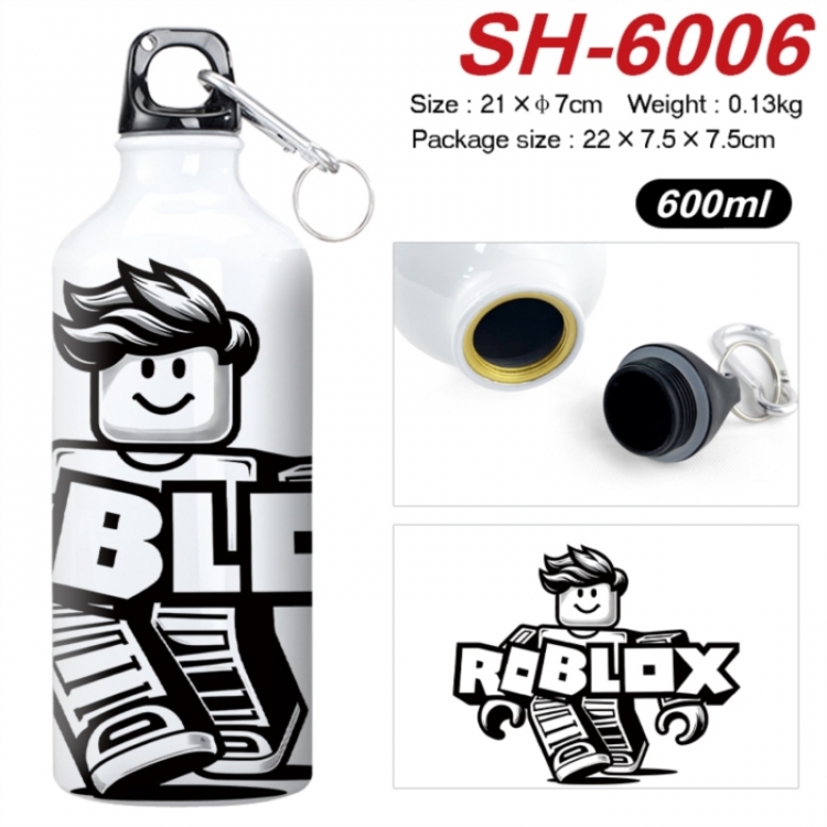 Roblox Anime print sports kettle aluminum kettle water cup 600ml 21x7cm