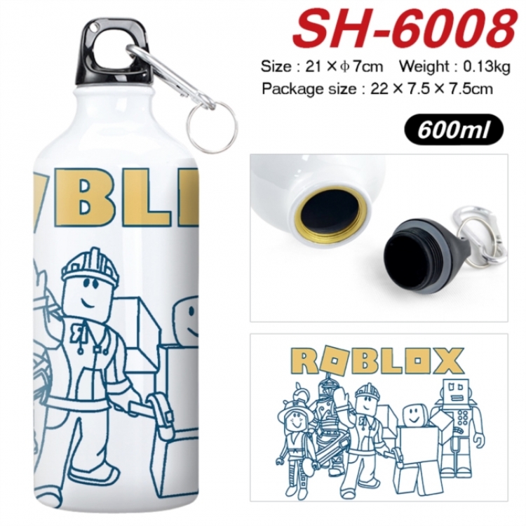 Roblox Anime print sports kettle aluminum kettle water cup 600ml 21x7cm
