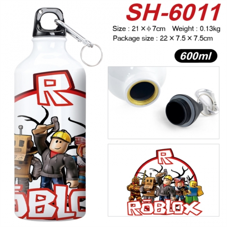 Roblox Anime print sports kettle aluminum kettle water cup 600ml 21x7cm