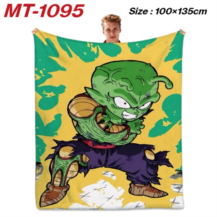 DRAGON BALL Anime flannel blanket air conditioner quilt double-sided printing 100x135cm