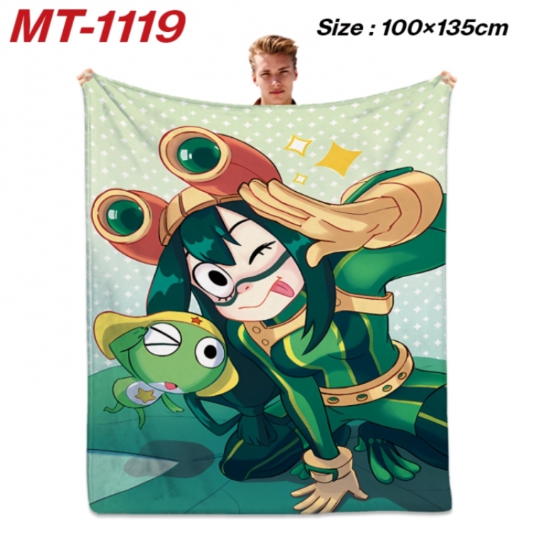 My Hero Academia Anime flannel blanket air conditioner quilt double-sided printing 100x135cm