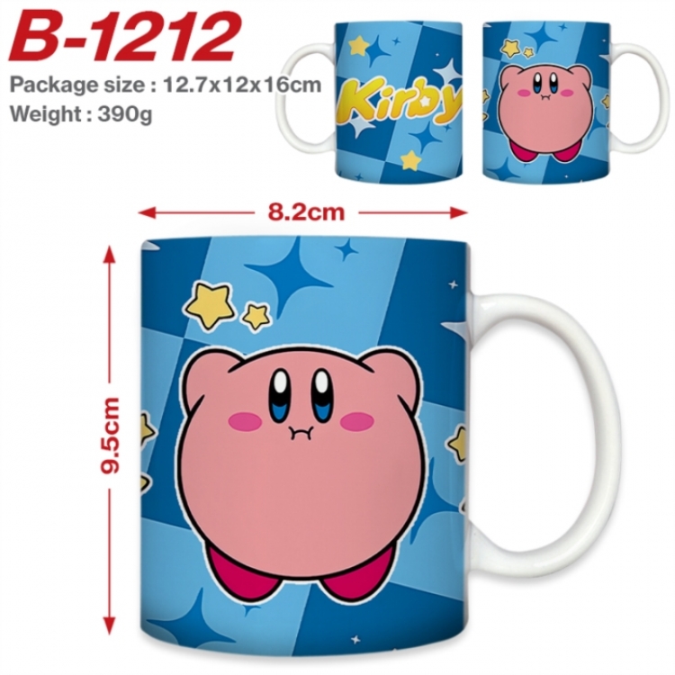 Kirby Anime printed ceramic mug 400ml (single carton foam packaging) 
