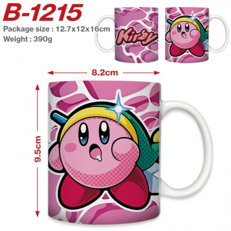 Kirby Anime printed ceramic mug 400ml (single carton foam packaging) 