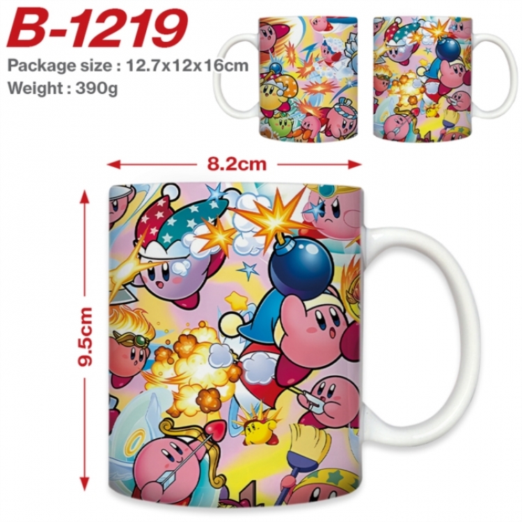Kirby Anime printed ceramic mug 400ml (single carton foam packaging) 