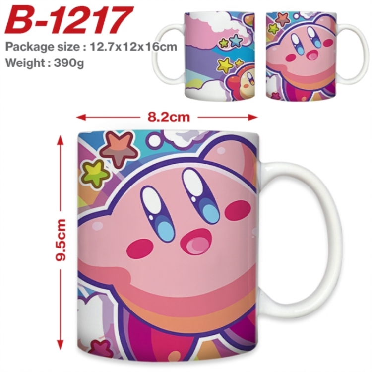 Kirby Anime printed ceramic mug 400ml (single carton foam packaging) 
