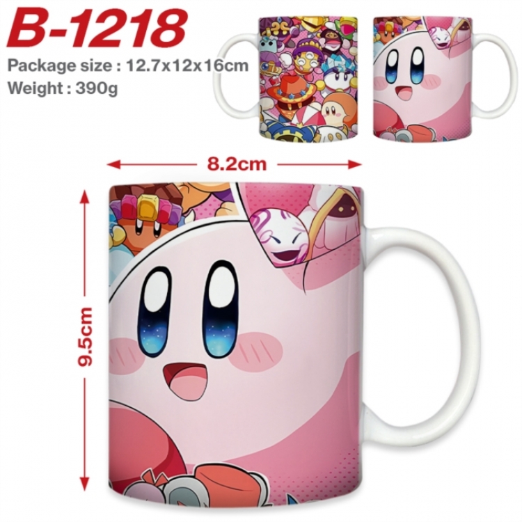 Kirby Anime printed ceramic mug 400ml (single carton foam packaging) 