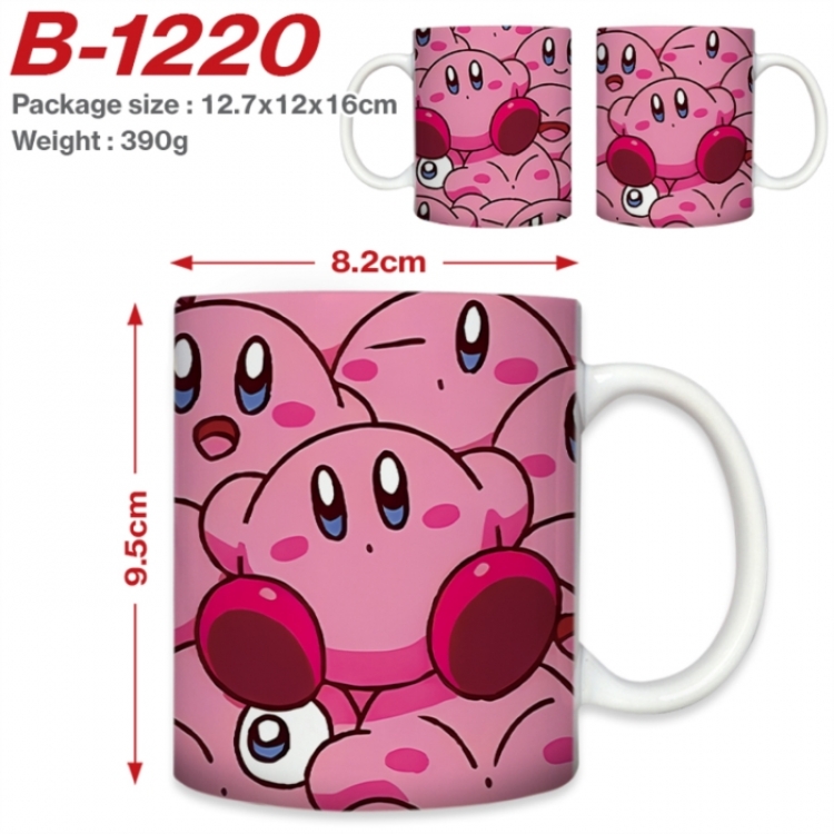 Kirby Anime printed ceramic mug 400ml (single carton foam packaging) 