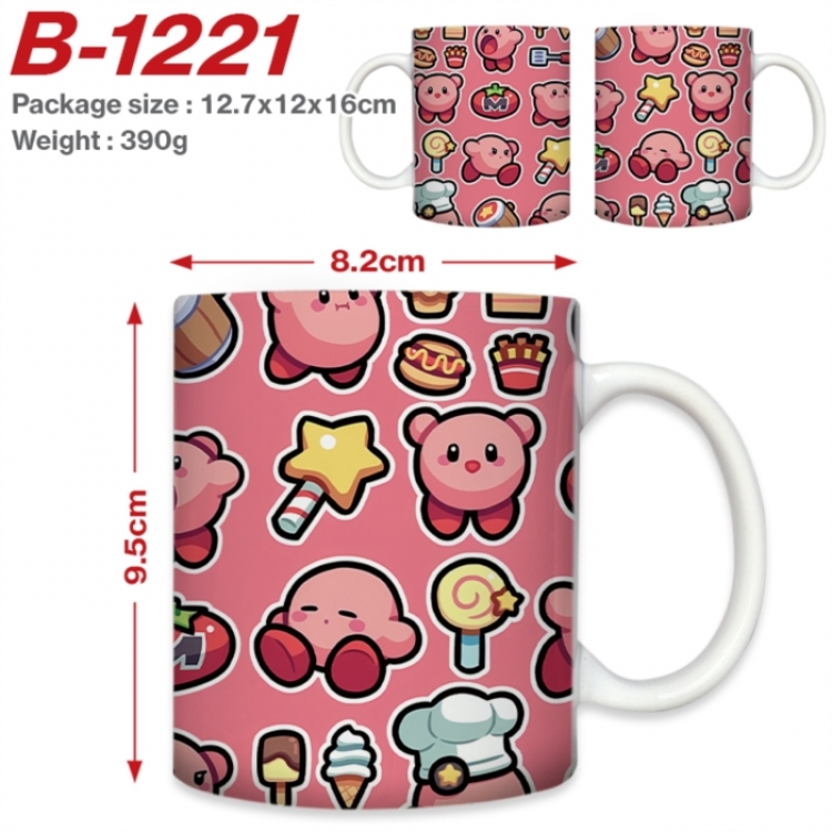 Kirby Anime printed ceramic mug 400ml (single carton foam packaging) 