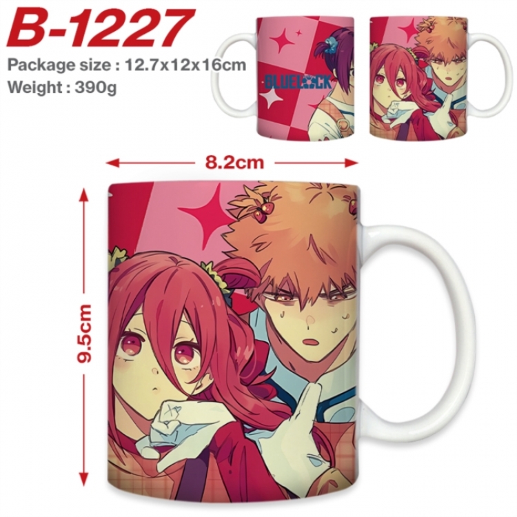 BLUE LOCK Anime printed ceramic mug 400ml (single carton foam packaging) 